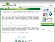 Tablet Screenshot of greenplanetaid.com